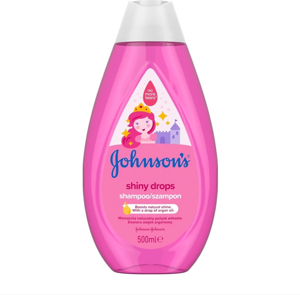 Shampon për fëmijë Johnson & Johnson Shiny Drops uniseks, 500ml