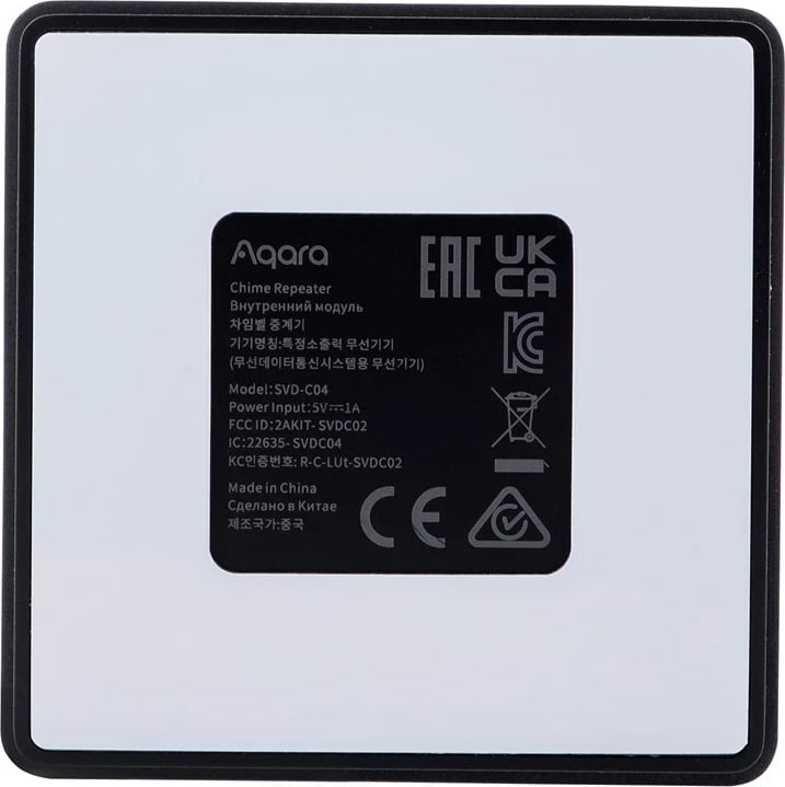 Zile dere me video Aqara SVD-C03, WiFi, Homekit, E zezë