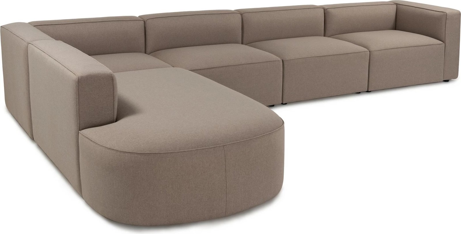 Këndare Atelier del Sofa, Mora (X-Oval-L1-O1-O1-R1), ngjyrë kafe e çelët Këndare Atelier del Sofa, Mora (X-Oval-L1-O1-O1-R1), ngjyrë kafe e çelët