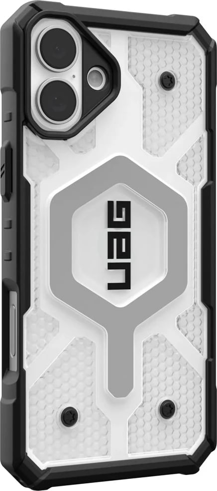 Mbështjellës [U] by UAG Pathfinder Clear për celular, për Apple, TPU, zi/argjendtë, 6.7"