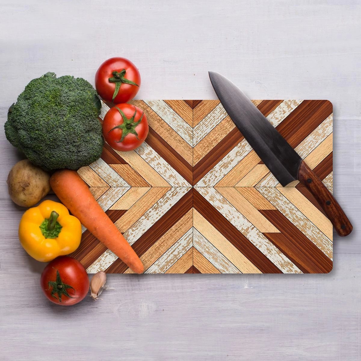 Dërrasë prerëse Hermia, qelq i temperuar, shumëngjyrëshe, Ckt129 - 3040, 30x40cm Dërrasë prerëse Hermia, qelq i temperuar, shumëngjyrëshe, Ckt129 - 3040, 30x40cm