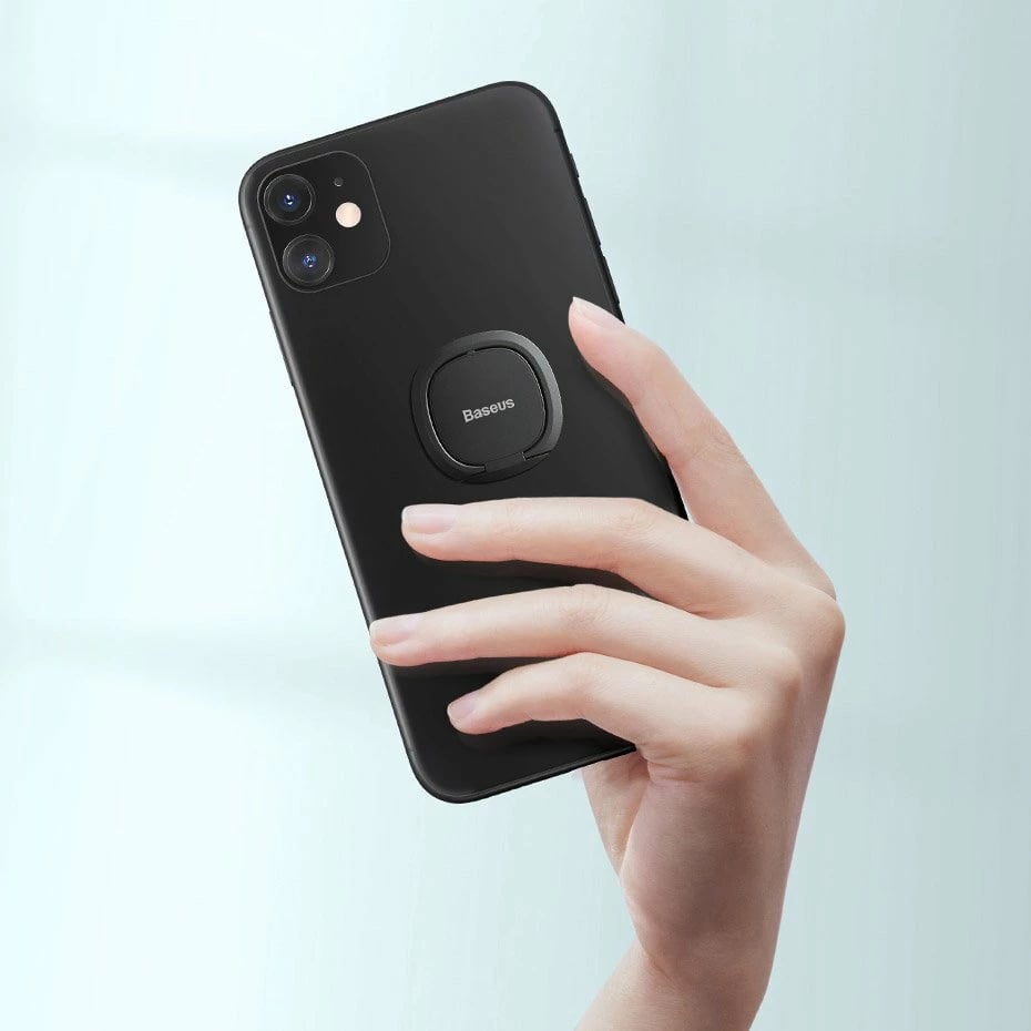 Mbështjellës unazë Baseus SUYB-0R për celular, ultra i hollë, ngjitës, Rozë