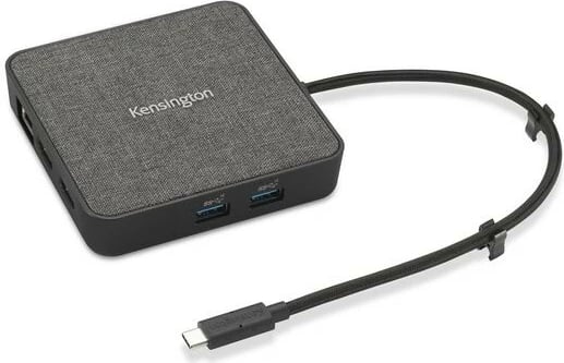 Docking station portabël Kensington MD120U4, USB4, 100 W, 10 Gbit/s, e zezë
