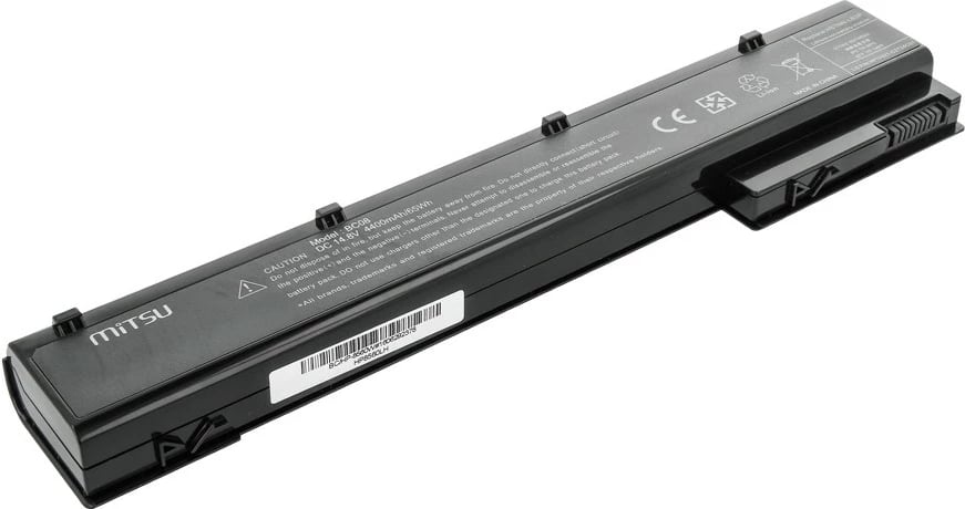 Bateri Mitsu për HP EliteBook 8560w/8760w/8770w, 4400 mAh, Li-ion, E zezë