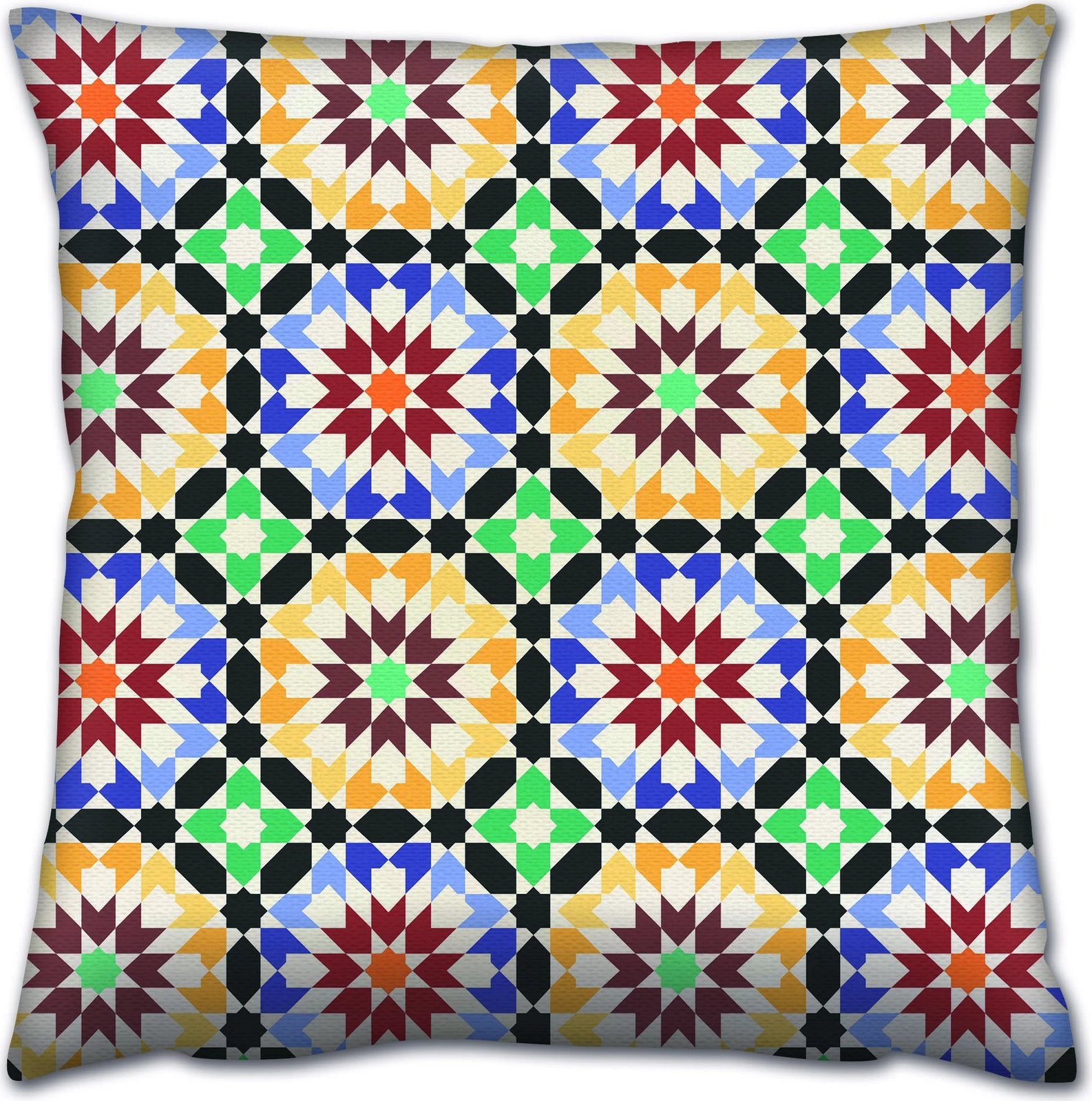 Jastëk dekorativ shumëngjyrësh, Evila Originals, A14654, 43x43cm