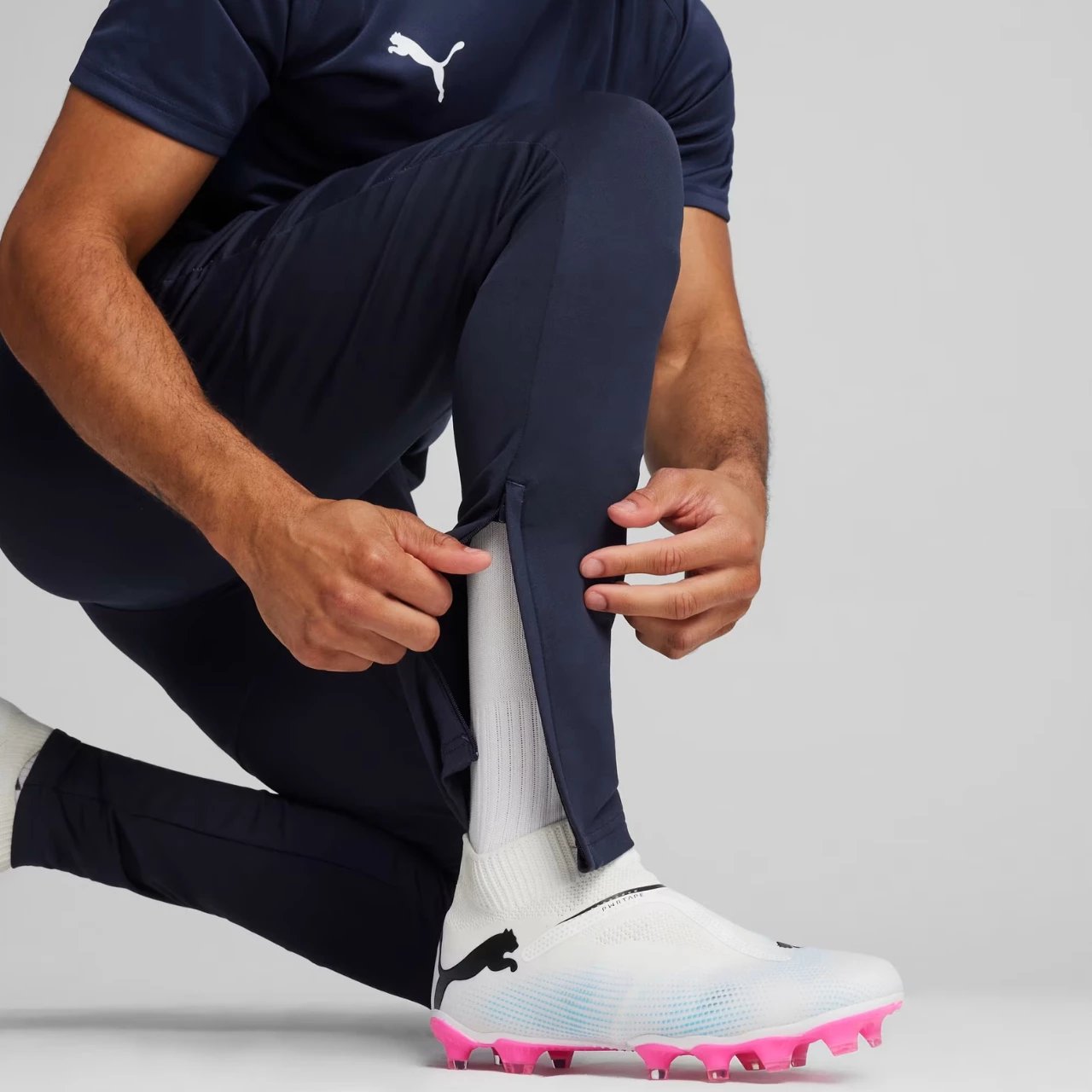 Pantallona sportive Puma për meshkuj, navy