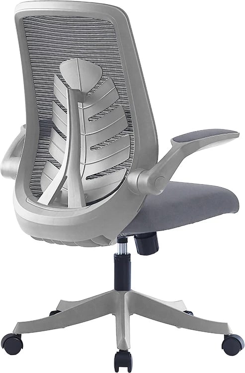 Karrige zyre Enrich, pëlhurë rrjete, ngjyrë gri