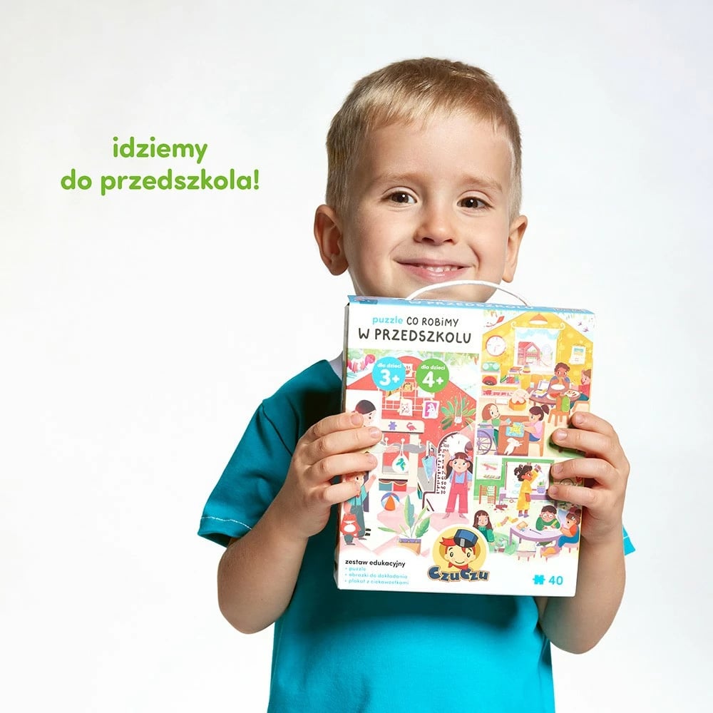 Puzzle edukativ CzuCzu 4027, 40 pjesë, për fëmijë, shumëngjyrësh, set
