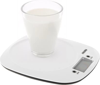 Peshore kuzhine, Mesko, MS 3179, kapacitet 5 kg, saktësi 1 g, me tas 1.4 L, e bardhë