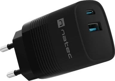 Karikues muri Natec Ribera GAN, 30W, 1x USB-A + 1x USB-C, i zi
