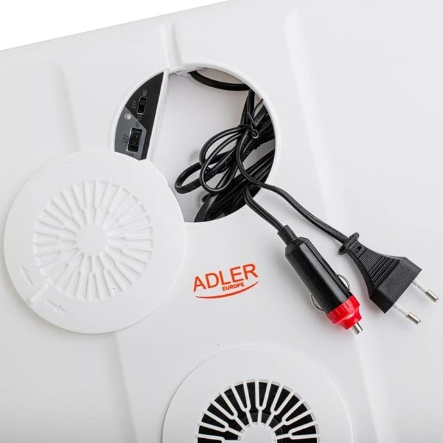 Ftohës portativ Adler AD 8090, 40 L, zi/bardhë