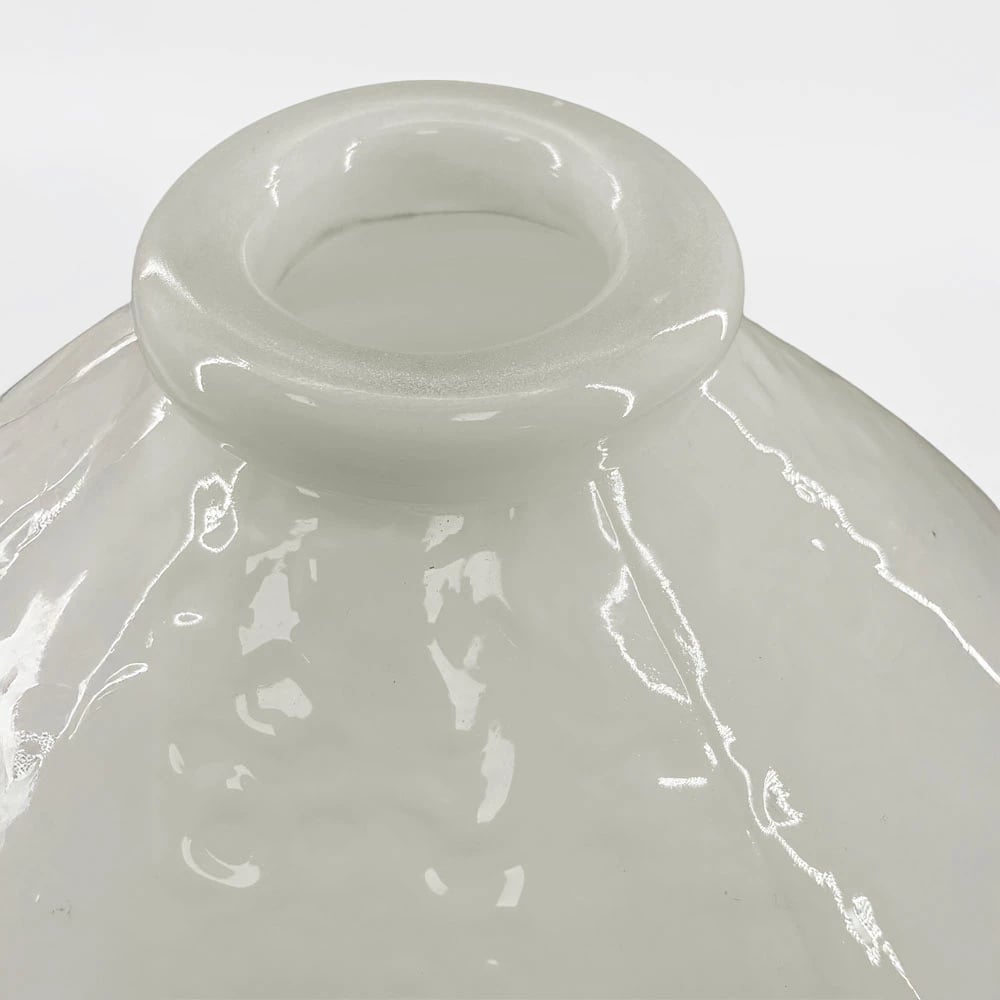 Vazo qelqi e bardhë, 25x25x25cm