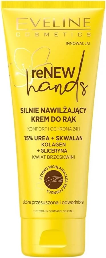 Krem duarsh për femra Eveline Cosmetics Renew Hands Intensively Moisturizing, 75ml