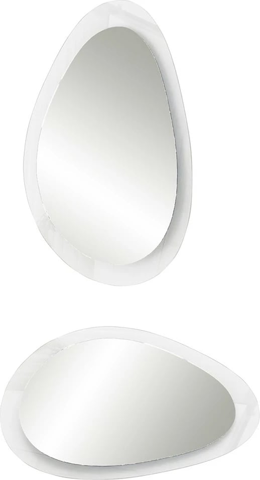 Pasqyrë Skye Decor, ngjyrë transparente, Aqua Porto