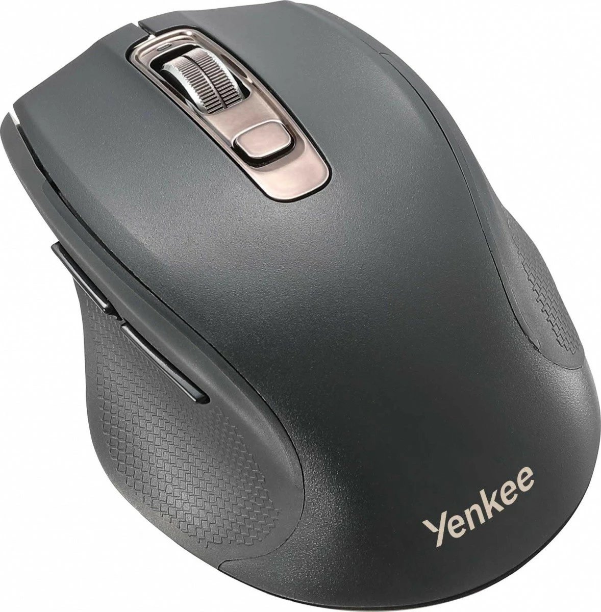 Maus wireless YENKEE YMS 2090 NEO PRO, dual Bluetooth + 2.4GHz, USB-A/USB-C receiver, 7 butona, 2400 DPI, zi/rose gold