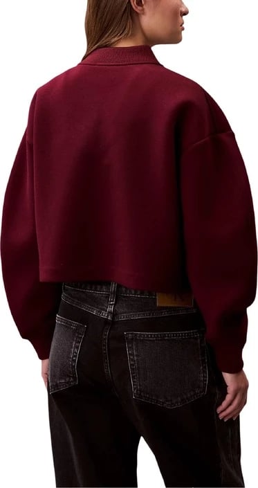jakne femra Calvin Klein Jeans bordeaux