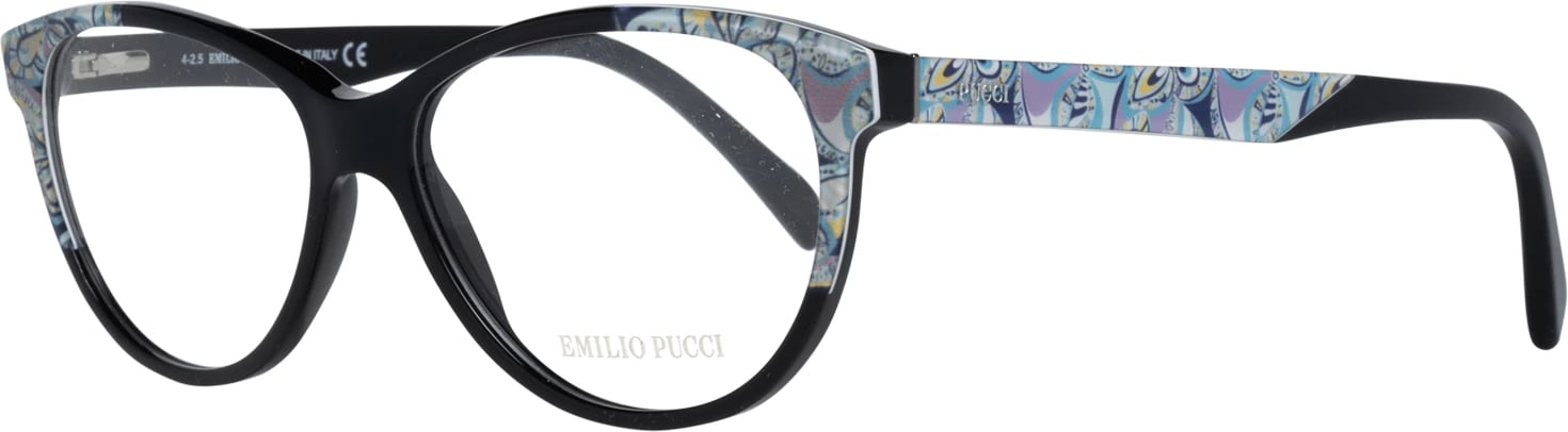 Korniza optike për femra Emilio Pucci, e zezë