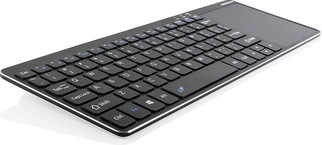 Tastierë wireless MODECOM MC-TPK1 me touch panel, e zezë