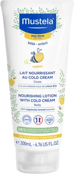 Qumësht ushqyes për trup Mustela Cold Cream 200ml