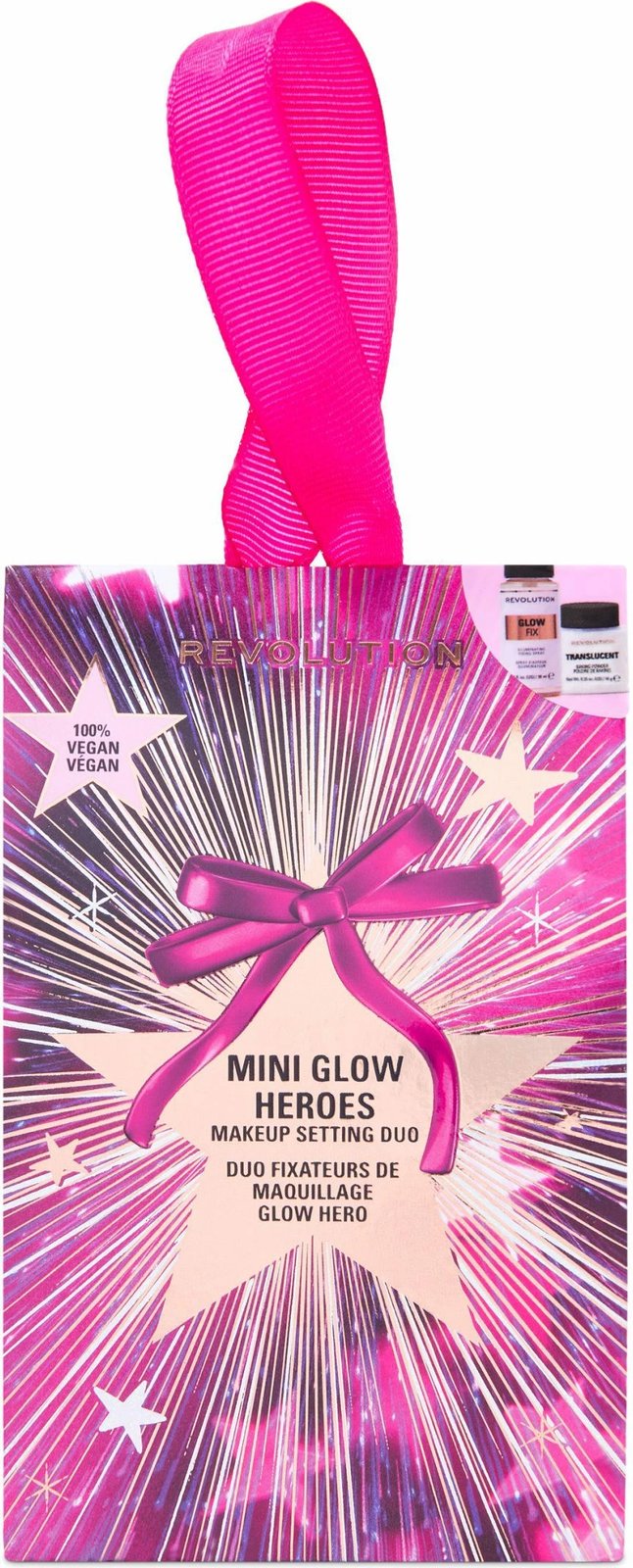 Revolution Mini Glow Heroes Makeup Setting Duo - Gift Set