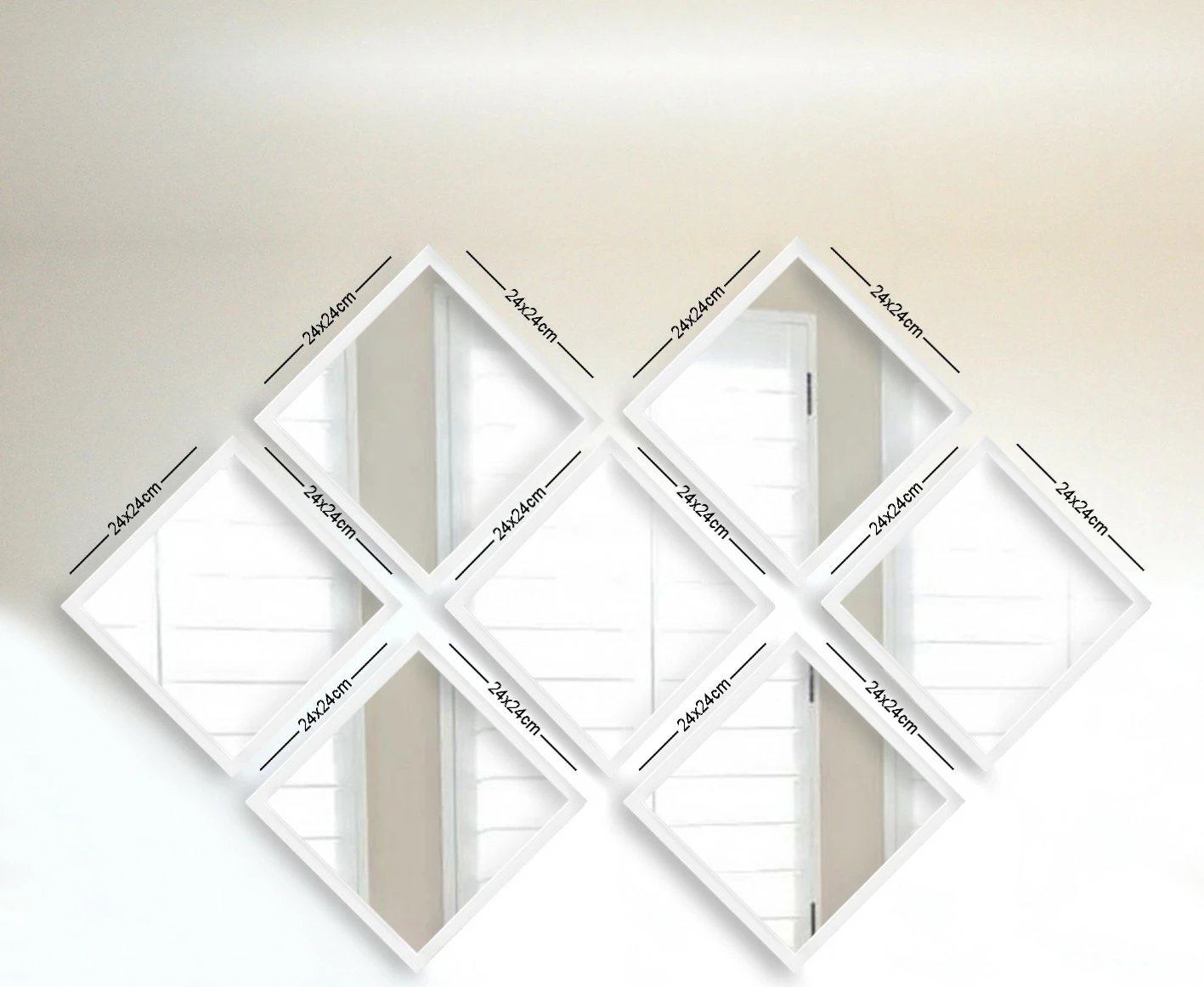 Set pasqyrash (7 copë), Wallity, SETAYNA_021