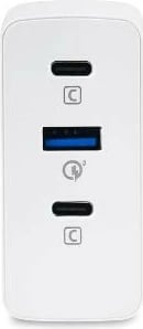 Karikues universal GaN DICOTA PRO 100W, 2x USB-C, 1x USB-A, i bardhë