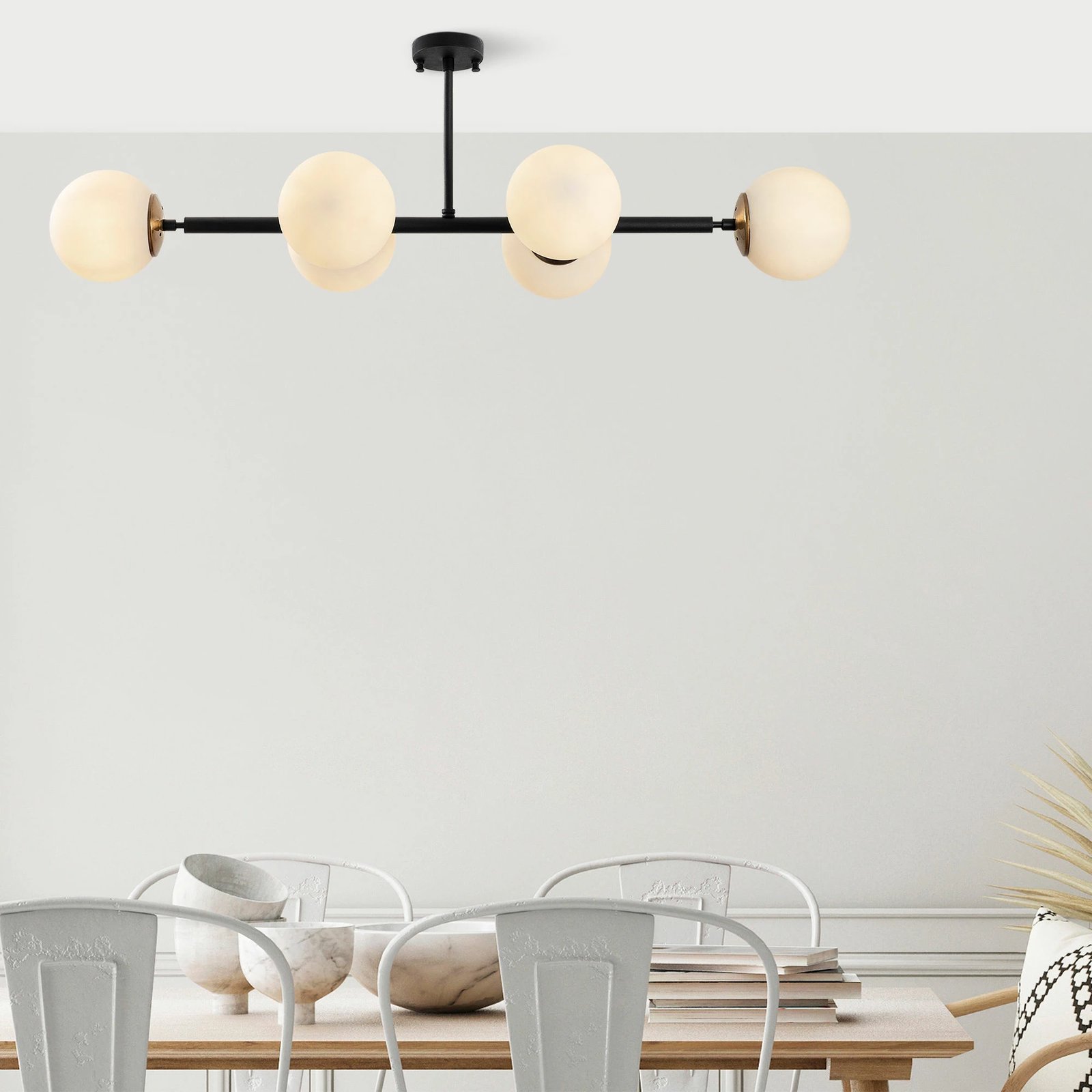 Llambadar Opviq, Fazli - 10486, ngjyrë e zezë, antike, krem