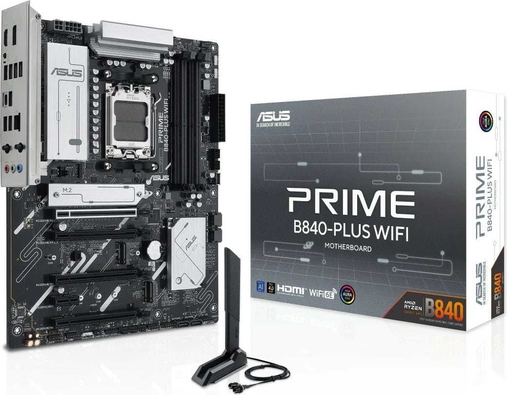Pllakë amë Asus PRIME B840-PLUS WIFI, Socket AM5, DDR5, ATX, WiFi