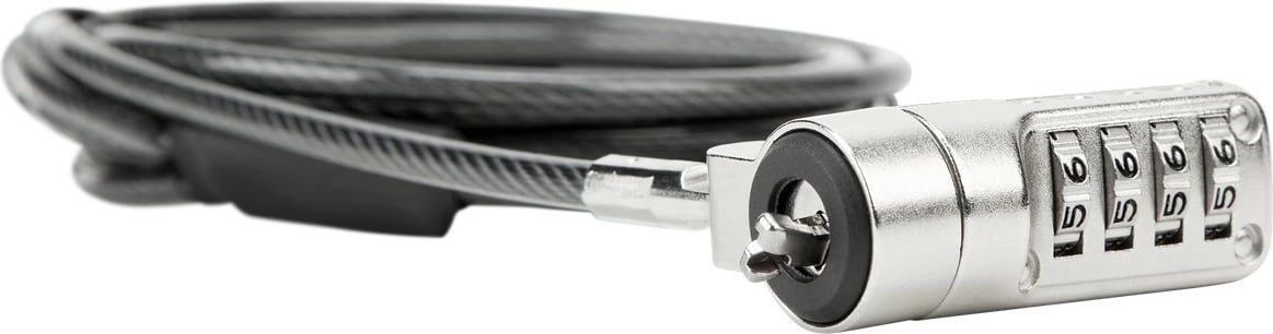 Bravë kombinimi për laptop Targus DEFCON S, çelik, e zezë