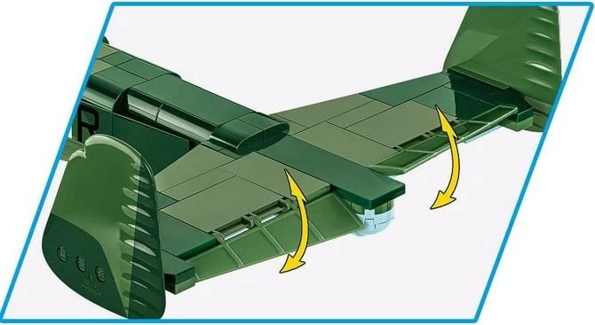 Set ndërtimi Cobi Klocki Dornier Do 17Z-2, 1383 pjesë, plastikë, Historical Collection