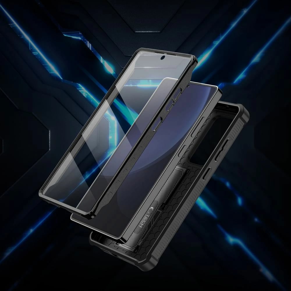 Mbështjellës Tech-Protect Kevlar Cam+ për Samsung Galaxy S25 Ultra, i zi