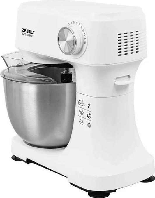 Mikser ushqimi Zelmer ZKR1340, 3.5L, 600W, bardhë