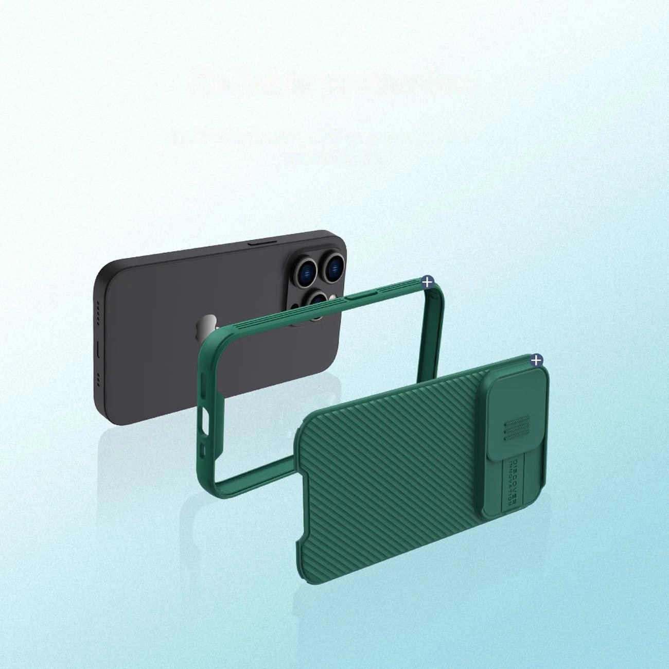Mbështjellës Nillkin CamShield Pro për iPhone 14 Pro Max, me kapak kamere, Kaltër Mbështjellës Nillkin CamShield Pro për iPhone 14 Pro Max, me kapak kamere, Kaltër