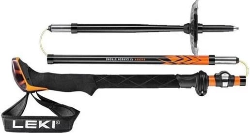 Shtaga trekking LEKI Sherpa FX Carbon Strong, 120-140 cm, Portokalli