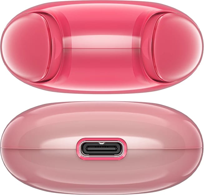 Kufje Acefast T9, wireless, Bluetooth 5.3, me ekran LED, të kuqe