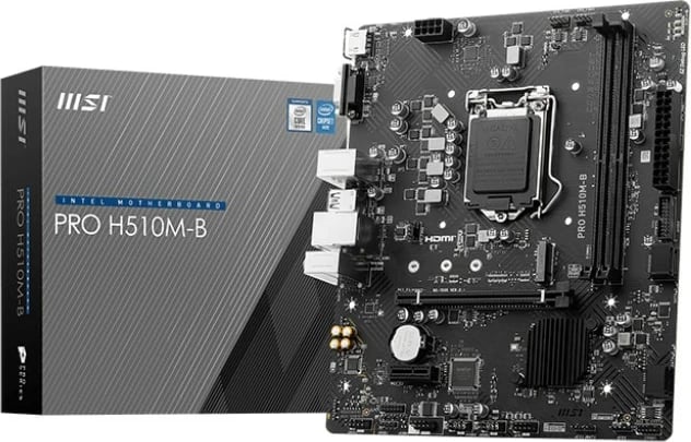 Pllakë amë MSI PRO H510M-B, LGA 1200, Intel H470