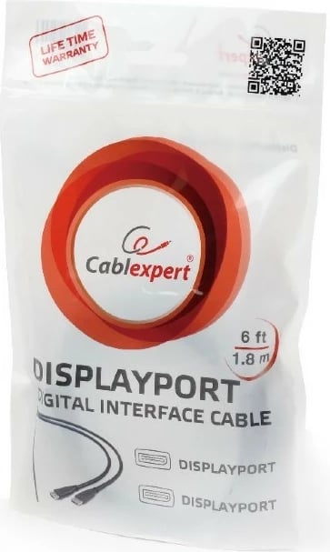 Kabllo DisplayPort Gembird CC-DP2-10M, 10m, 4K, e zezë