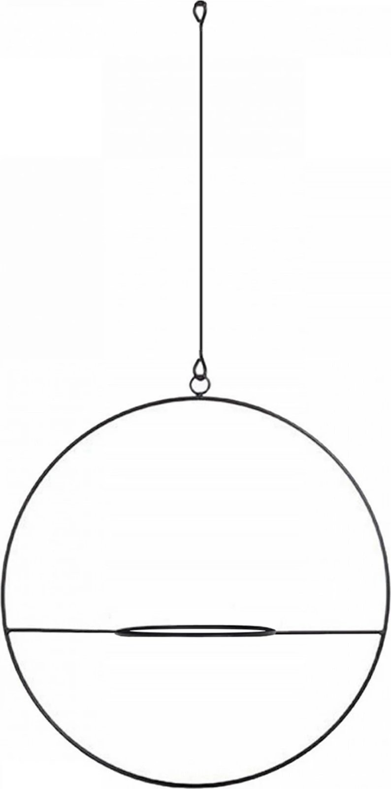 Jardiniere dizajn Aberto, SEH - 4559, e zezë, 25x25x25cm