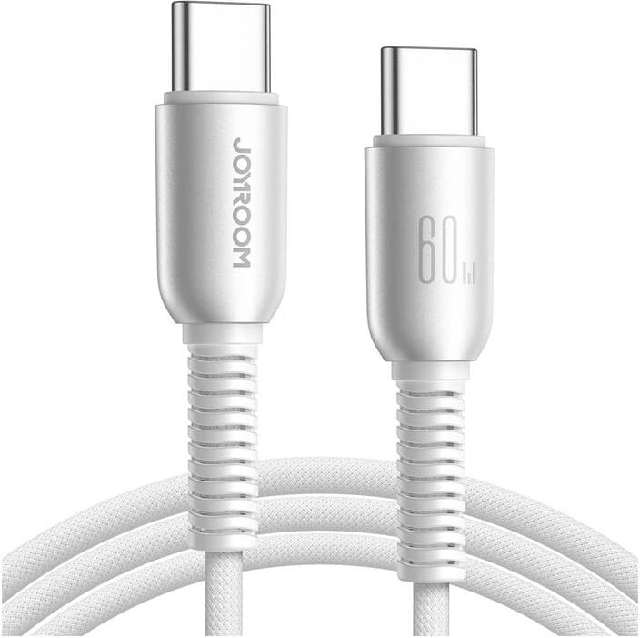 Kabllo USB-C në USB-C Joyroom S-A51, 1.2m, 60W, Gri