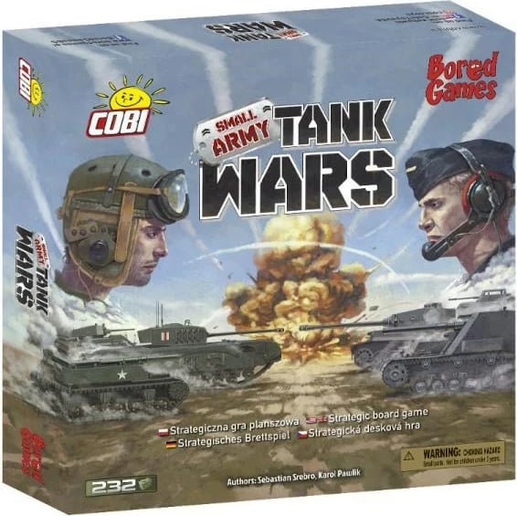Lojë bordi COBI Tank Wars, edukative