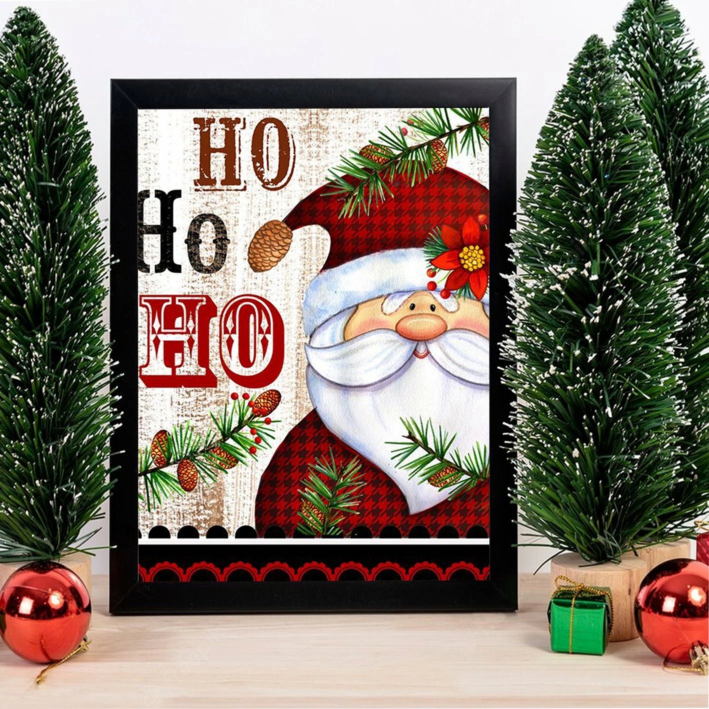 Pikturë dekorative me kornizë MDF, shumëngjyrëshe, SC7436501293277