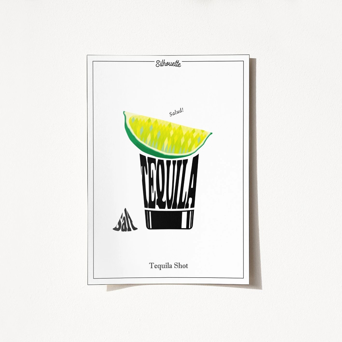 Poster A3, Tequila Shot, shumëngjyrësh, 29.7x42cm