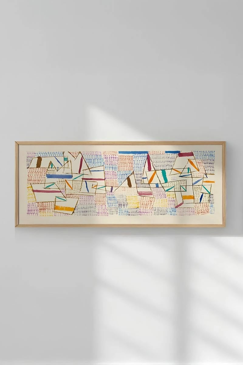 Pikturë dekorative me kornizë, Wallity, Artsmdfyty3-3370, shumëngjyrëshe, 33x70cm