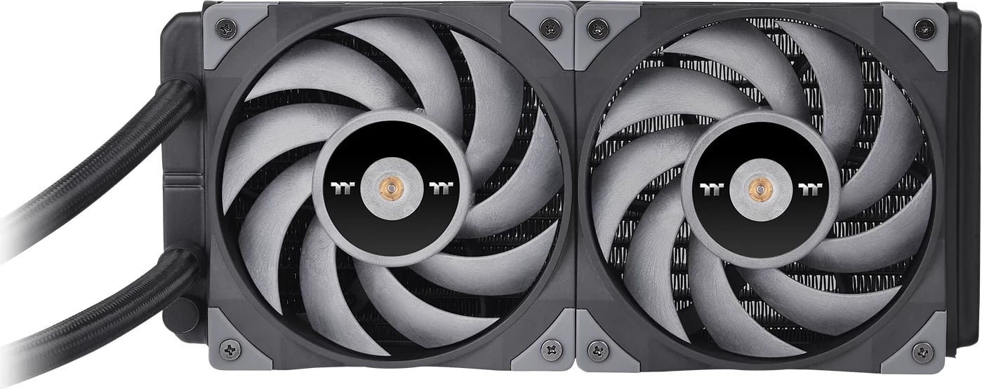 Ftohës i lëngshëm Thermaltake Floe RC Ultra 240, LCD, 240mm, për CPU dhe RAM, i zi