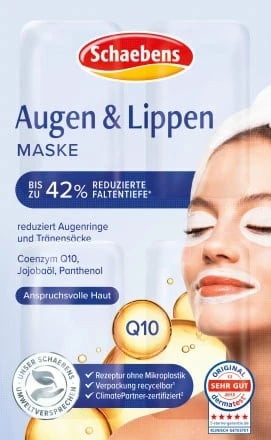 Maskë Schaebens , Fytyrë dhe buzë 4x1,5 ml