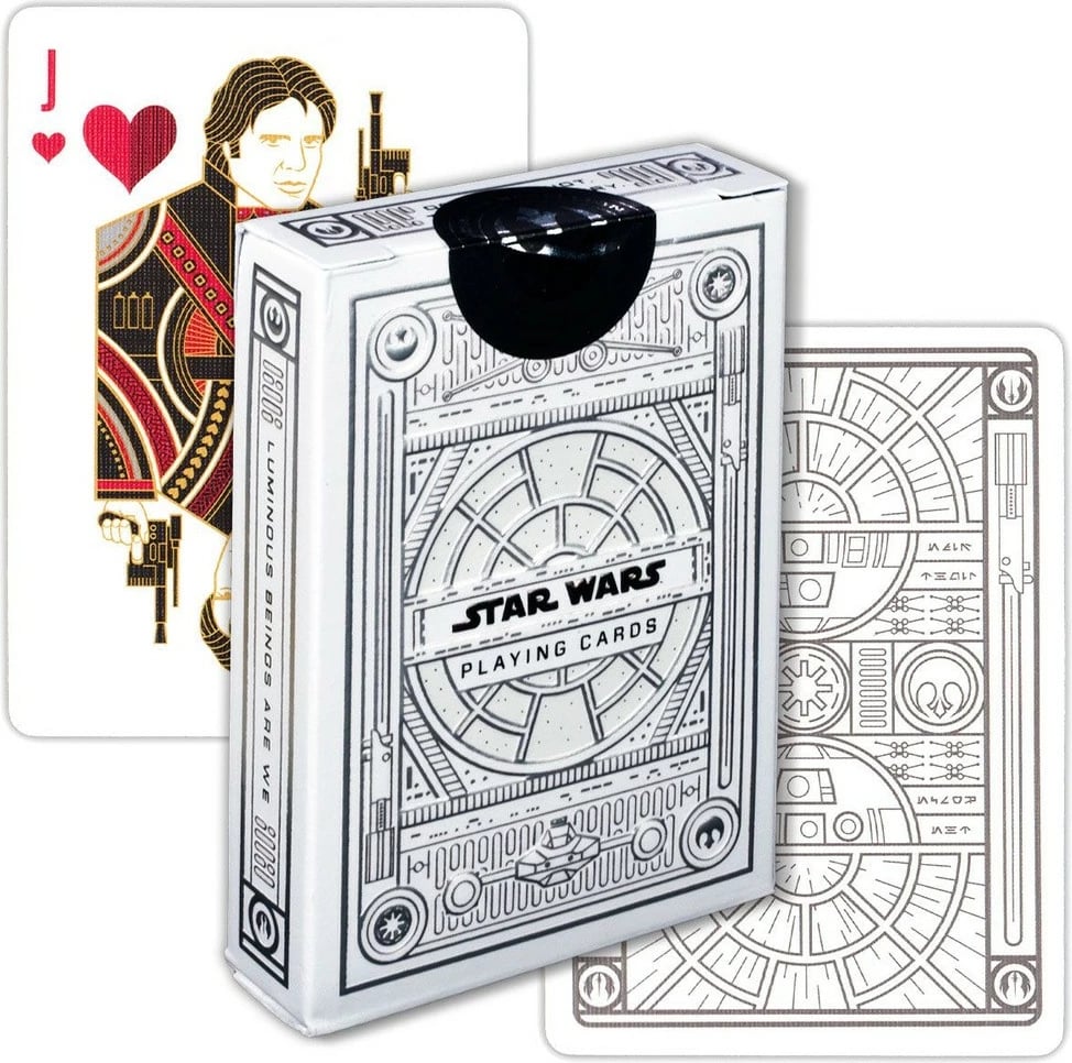 Letra loje Bicycle Star Wars Special Edition Light Side, Anglisht, Bardhë
