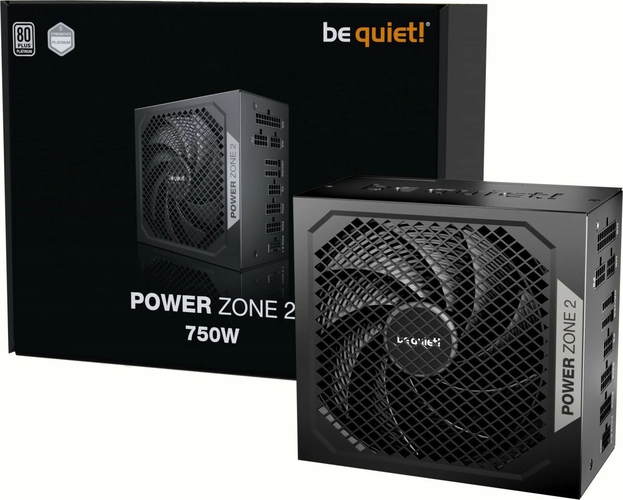 Kasë Be quiet! Power Zone 2, 750W, 80 PLUS Platinum, ATX 3.1, BP006EU, e zezë
