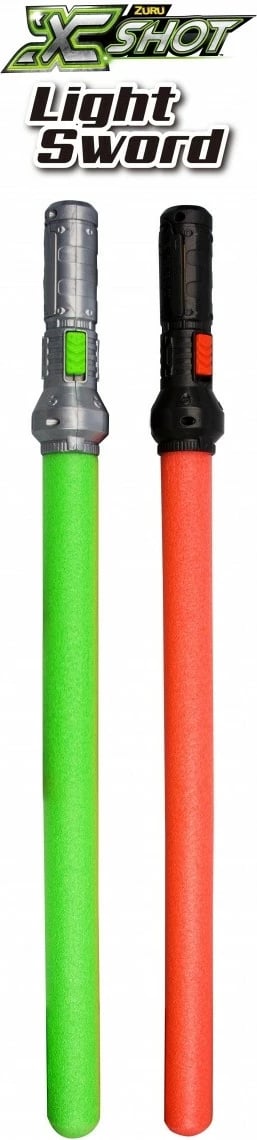 Shpatë dritash ZURU X-Shot, lodër me LED, set 12 copë, ngjyra të përziera