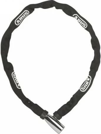Zinxhir sigurie ABUS 1500/110 Web, 1100mm, me çelës, zi
