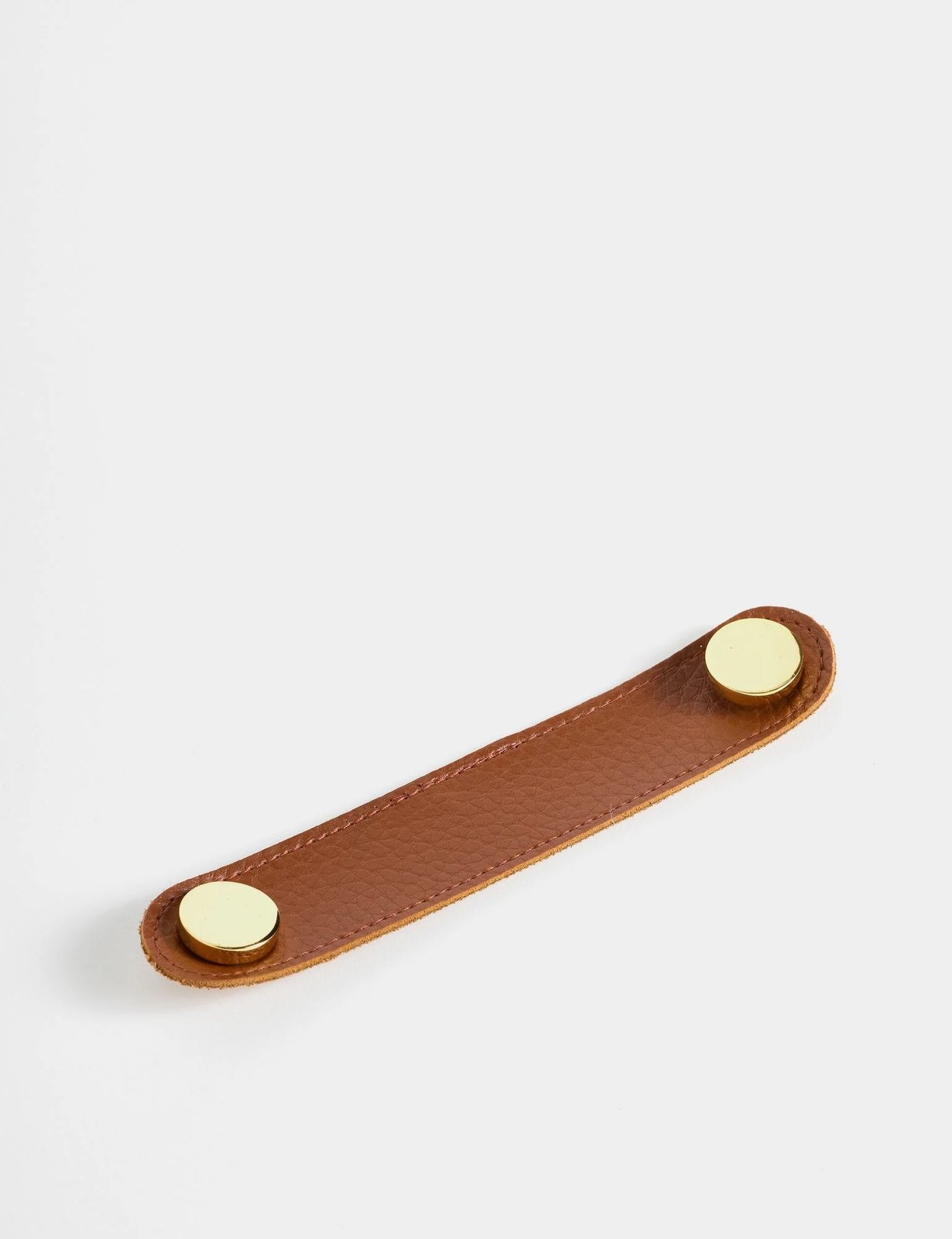Dorezë dekorative lëkure, ngjyrë kafe, 12.8cm